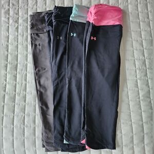 Set of 4 Under Armour Capri Yoga Pants